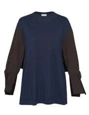 [Dries Van Noten] Heavy Jersey 3/4 Sleeve Top