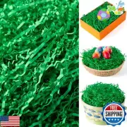 JOYIN 24oz (680g) Easter Dark Green Grass, Pure Dark Green Recyclable Paper G