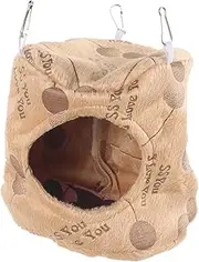 ibasenice Hammock Bed for Hamster Squirrel Chinchilla Washable Soft Material Nest Random Style