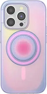 PopSockets: PopCase PlantCore for MagSafe - Vegetable Mobile Phone Case for iPhone 15 Pro with a MagSafe Compatible PopGrip - Mobile Phone Stand and Grip with Interchangeable Top - Aura