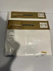 Stevens Utica Combed Percale TWIN Flat Bedsheet 72x108 NEW LOT OF 2