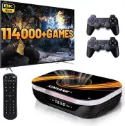 Kinhank Super Console X3 Plus Retro Video Game Consoles Built-in 114000+ Games