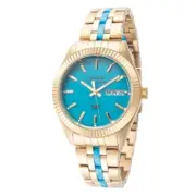 Timex Waterbury Legacy Gold-Tone IP Stainless Steel Quartz Watch TW2U82600VQ NWT