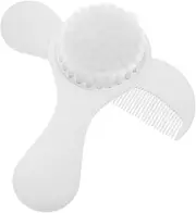 Kisangel 2pcs Hair Brush Set for Newborns Soft Bristles for Gentle Scalp Massage Cradle Cap Treatment Comb Safe Grooming for Boy Girl for Delicate Hair Care