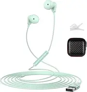 USB Headphones with Microphone for PC Laptop Green
