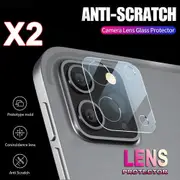 [2 PACK] Apple iPad Pro 12.9 inch 2022 6th Gen /2021 5th Gen Camera Lens Tempered Glass Protector Guard - Case Friendly