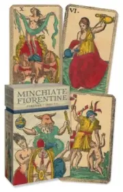 MINCHIATE FIORENTINE TAROT Boxed Deck Book Card Set Anima Antiqua oracle cards