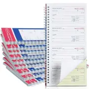 Books Money and Rent Receipt Book 2 Part Carbonless Receipt Log Book with Car...