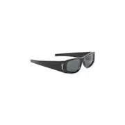 [Saint Laurent] Saint Laurent-Black M140 Acetate Sunglasses-Donna OS OS