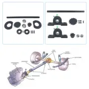 Performance Shaft Kit Sprocket kit Bearing For Mini Bike Go cart multi-model