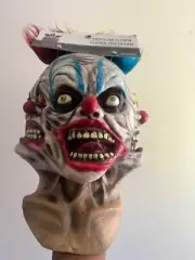 Halloween Scary Tripolar Clown Horror High-Quality Latex Deluxe Mask Brand New