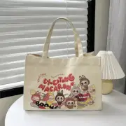 POP MART LABUBU The Monsters Etciting Macaron Plush Cute White Bag Shoulder bags