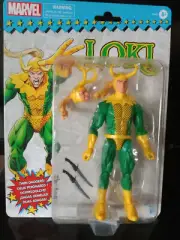 NEW Marvel Legends Loki 6 Inch Action Figure on Retro Card Thor Avengers Villain