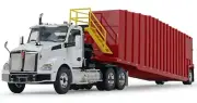 1:34 FIRST GEAR *WHITE & RED* Kenworth T880 w/Pinnacle Frac Tank Trailer NIB