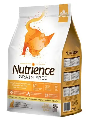 Nutrience紐崔斯 無穀貓糧/貓飼料 火雞鯡魚+漢方養生(原火雞鮭魚)5KG (015561525428)