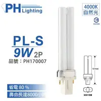 在飛比找森森購物網優惠-3入 【PHILIPS飛利浦】 PL-S 9W 840 冷白