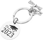 [CATIEBYE] 2023 Graduation Season Keychain Graduation Keyring Key Hanging Decor Unique Key Ring Bag Hanging Ornament Key Hanging Ornament Graduate Key Chain A Keychain Bag Pendant