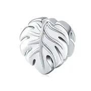 Silver plating Charm for Bracelet & Bangle Plant Leaf Popular Jewelry