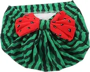 [FRCOLOR] Flexible Hat Charming Watermelon Style Turban Comfortable Newborn Beanie Cap for Spring Autumn Hat for Outdoor Wear Green