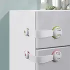 1 Piece Baby Safety Drawer Door Lock Refrigerator Plastic Safety Buckle _mo