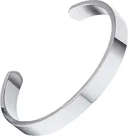 [QIAOZILI] Men's Titanium Magnet Bracelet, Men's Powerful Magnet Bracelet, Men's Sport Bracelet with Powerful Magnet Inlay with Adjustable Size Tool, Best Choice for Men.