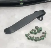 Black Titanium Deep Pocket Clip & Stainless Screws Set For Benchmade 940-2 Knife