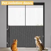Retractable Indoor Pet Safety Gate Wide, Mesh Fence for Dogs & kitten, Mounting
