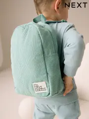 Sage Green Cord Small Backpack (AY3431) | $44