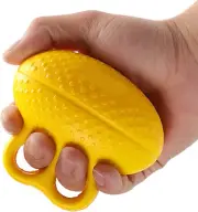 Finger Exerciser Squeeze Ball Hand Grip Strength Trainer for Rehab, Arthritis