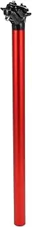 X AUTOHAUX 1 Pc Universal Bike Seat Posts Adjustable with Fixing Clip 28.6x500mm Bike Saddle Post Seat Tube Red Aluminum Alloy
