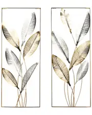 Peyton Lane Set of 2 Leaf Cutout Wall Accents