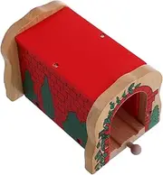 Train Track Expansion Model Toy Train Tunnel Boys and Girls Wooden Railway Playset