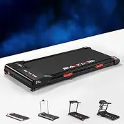 [Black Lord] Walking Pad Under Desk with 2-Level Incline, 3.5HP Treadmill 12KM/H Max Speed, Jogging Running Machine for Home Gym Work Out, FN6 Series, Black