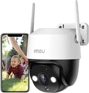 Imou 2.5K WiFi Security Camera Outdoor, 360° PTZ Wired Home IP CCTV Camera 4MP, AI Human/Motion Detection, 30M Color Night Vision, Auto Tracking, Siren&Spotlight, 2-Way Audio, IP66, Works with Alexa