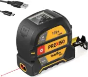 PREXISO 2-In-1 Laser Tape Measure - NOT DIGITAL TAPE - 135Ft Rechargeable Laser