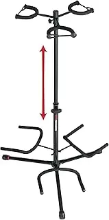 Gator Frameworks Adjustable Triple Guitar Stand, Holds (3) Electric or Acoustic Guitars (GFW-GTR-3000)