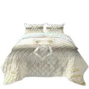 Scary Art Girl Ghost of the Pumpkin Patch Coverlet