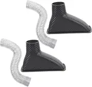 Anneome 2pcs Car Vent Intake Duct Hose Kit High Performance Automotive Accessory for Enhanced Airflow and Engine Efficiency Compatible with Various Models