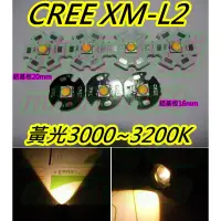 在飛比找蝦皮購物優惠-CREE XM-L2 LED燈珠黃光【沛紜小鋪】T6 U2 