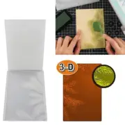 Flower Clay Texture Stamp Sheets Emboss Mat Jewelry Ceramic Pottery Tools