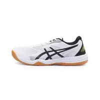 在飛比找ETMall東森購物網優惠-ASICS UPCOURT 5 排羽球鞋 白黑 1071A0