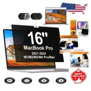 Magnetic Privacy Screen Protector for MacBook Pro 16-inch 2021-2024 - Anti-Glare