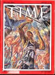 MAG: TIME 2/17/1961-OSCAR ROBERTSON BASKETBALL CVR VG