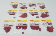 Lot of 600 pcs Vintage Sulyn Metallic Red Small Snowflake Sequins Sewing Crafts