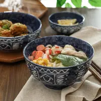 在飛比找ETMall東森購物網優惠-日本進口碗米飯碗陶瓷家用厚實湯碗面碗多用碗粥碗日式碗日本碗