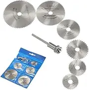 【The Best Deal】 OriGlam OriGlam 6PCS HSS Rotary Circular Saw Blades Cutting Discs, Wood Cutting Rotary Tool for Dremel Drills Rotary Mandrel
