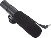 Operitacx 1Pc Professional Camera Microphone High Sensitivity Recording Mic for DSLR Lightweight Portable Voice Tube for Photography Interviews