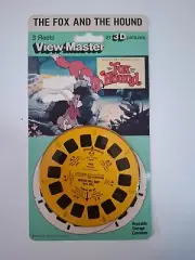 Vintage 1980 The Fox & The Hound - View Master 3D Reels - New & Sealed