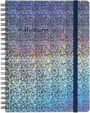 Rollbahn Spiral-Bound Diary Metallic A5 Hologram
