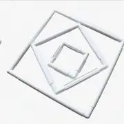 StitchMaster Adjustable Square Embroidery Frame - Perfect for Hand Quilting & Cr